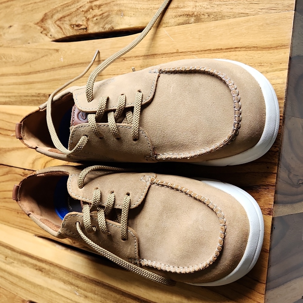 Clarks Driftway Low Dark Sand Suede comfort 10.5 Wide Men's casual lace up shoe